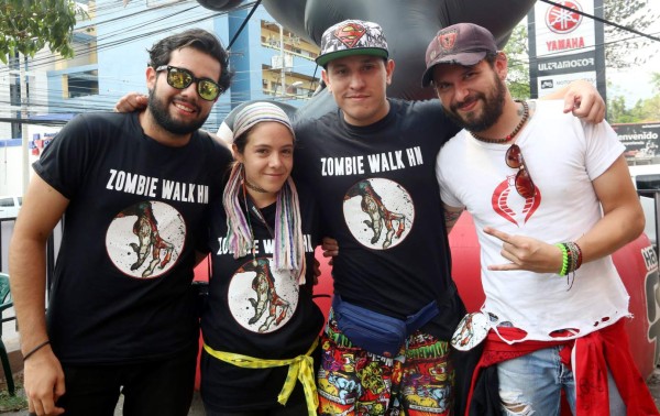Zombie Walk HN: El terror se desató en la capital