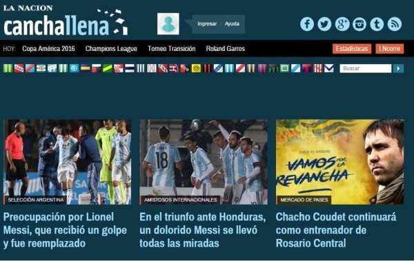 Medios argentinos se olvidan del triunfo y se preocupan por lesión de Messi