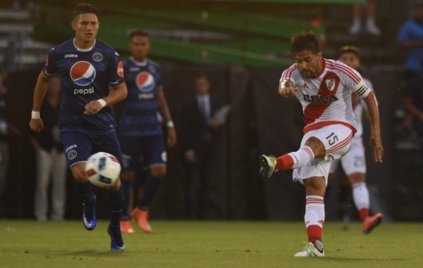 Las mejores imágenes del juego entre Motagua y River Plate