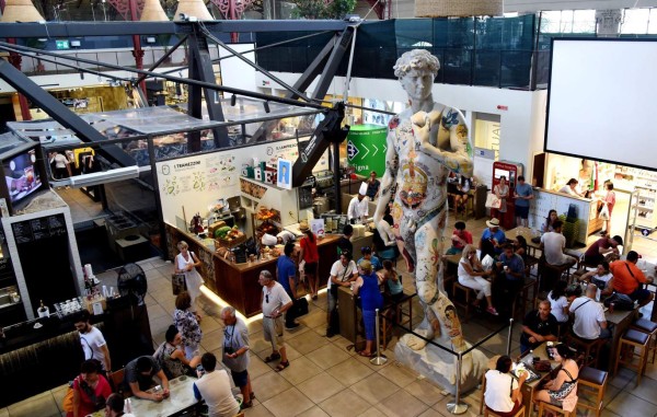 Un David tatuado para celebrar a Miguel Ángel