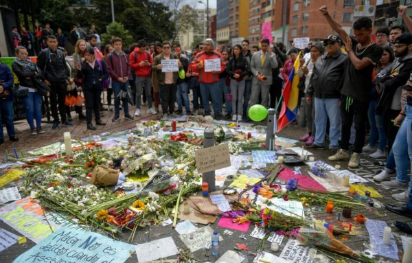 FOTOS: El homenaje a Dilan Cruz, el símbolo de protestas en Colombia