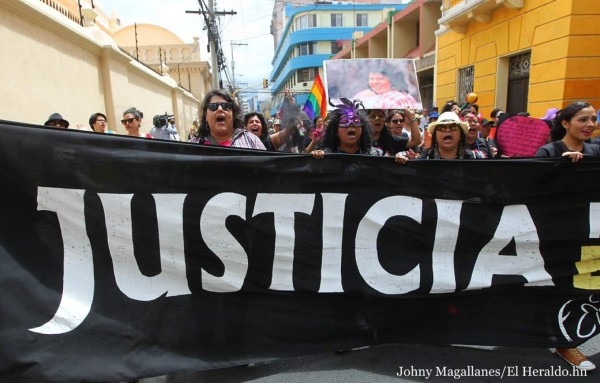 Día Internacional de la Mujer en Tegucigalpa