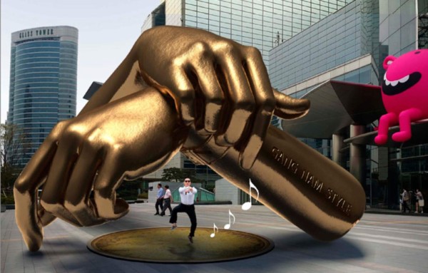 Levantarán estatua en honor al 'baile del jinete' del Gangnam Style&nbsp;&nbsp;&nbsp;&nbsp;