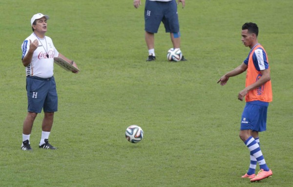 Honduras sumó tres prácticas ya con Jorge Luis Pinto