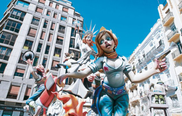 Festival de Fallas en Valencia