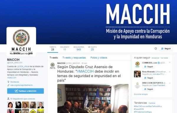 ¡Cuidado! ¡Falsifican cuenta de la Maccih en Twitter!