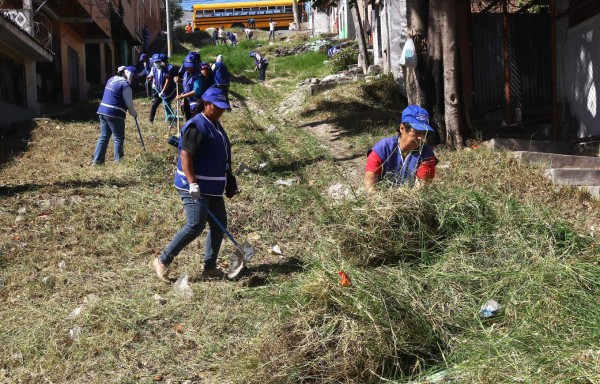 Tegucigalpa: Fuerte limpieza de comunidad