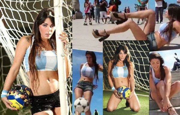 Fiorella Castillo, la bella modelo que domina el balón como Messi