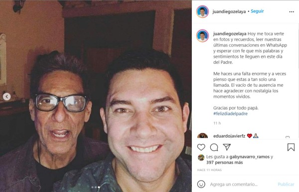 Así celebraron el Día del Padre los políticos, famosos y deportistas hondureños