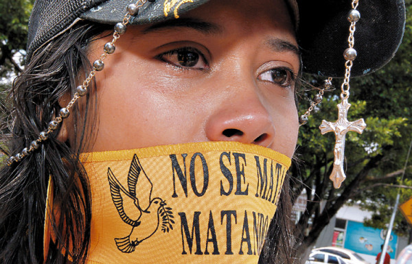 Símbolos de protesta para exigir libertad