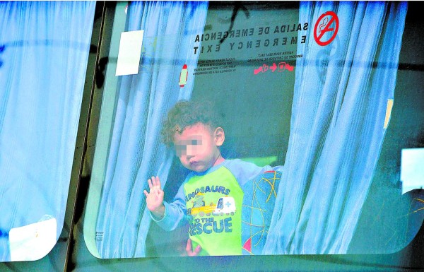 Protestan en Chiapas por masiva deportación de menores catrachos