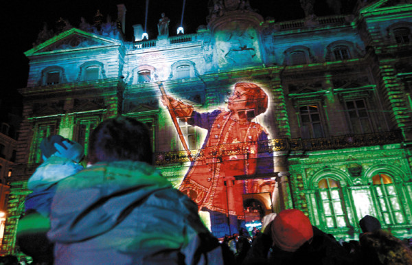 Viste la ciudad de Lyon en diciembre