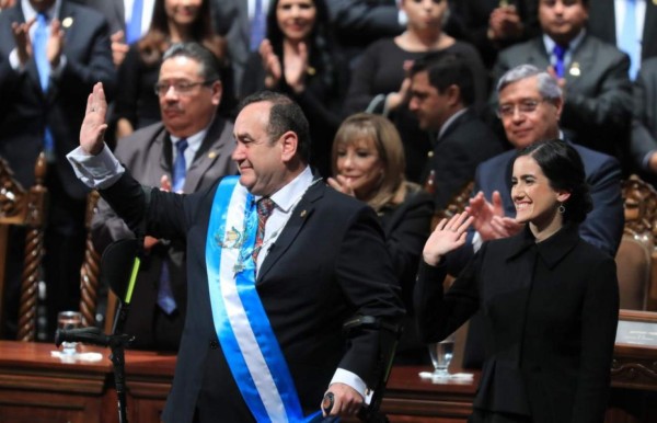 FOTOS: Así fue la toma de posesión de Giammattei, nuevo presidente de Guatemala