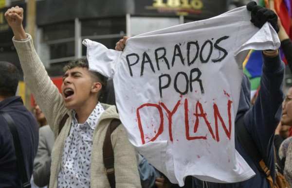 FOTOS: El homenaje a Dilan Cruz, el símbolo de protestas en Colombia