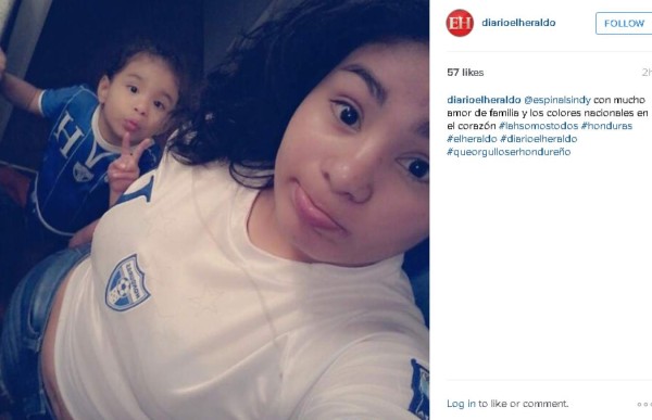 Hondureños comparten con EL HERALDO imágenes con su camisa de la selección