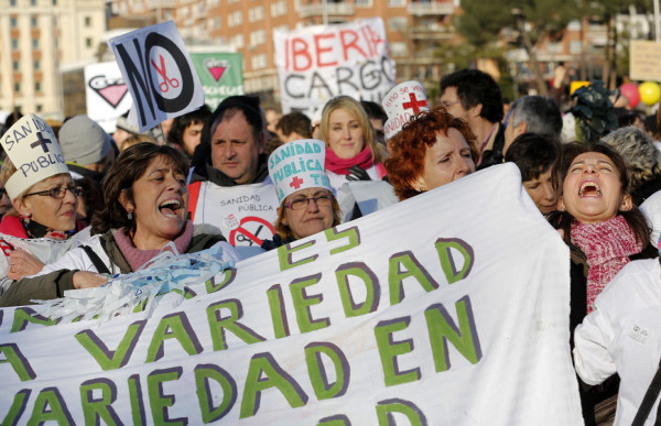 Marea humana inunda Madrid contra la austeridad y la corrupción
