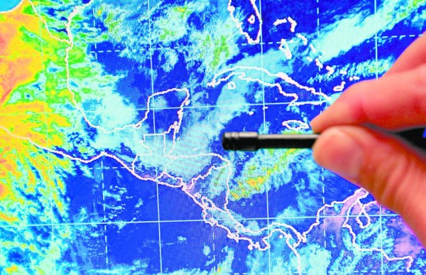 Lluvias serán fuertes en el centro, sur y occidente del país