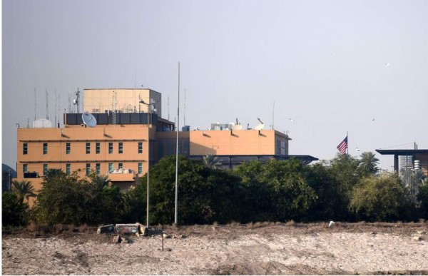 Dos proyectiles impactan cerca de la embajada de EEUU en Irak