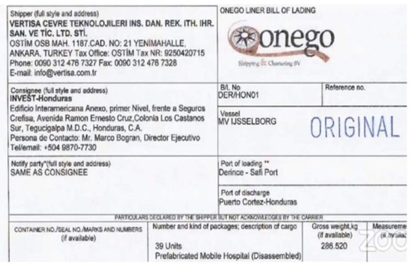 Hallamos la fábrica en Turquía: no tiene experiencia en hospitales móviles