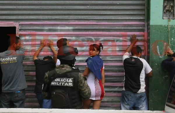 Lo que no viste del operativo en centros de prostitución en la capital de Honduras