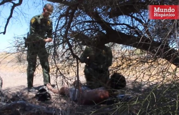 Patrulla Fronteriza salva a migrante hondureño de morir en el desierto