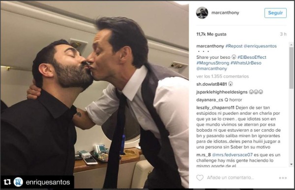 Las polémicas fotos de Marc Anthony tras beso con Jennifer López