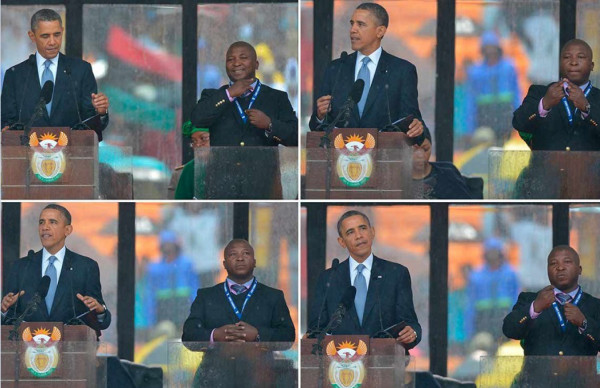 Investigan al falso intérprete de Sudáfrica