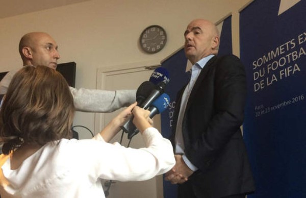 Gianni Infantino se inclina por Mundial de 48 equipos