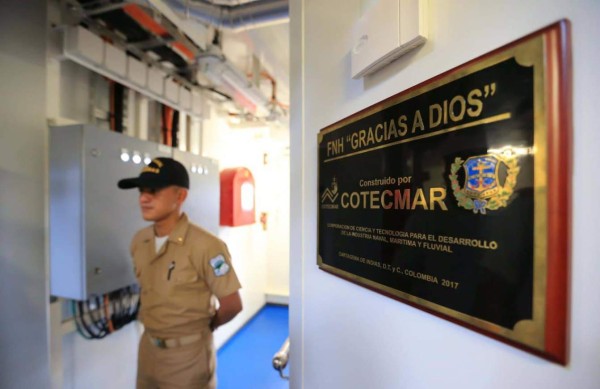 Buque 'Gracias a Dios se suma a la lucha contra el crimen transnacional