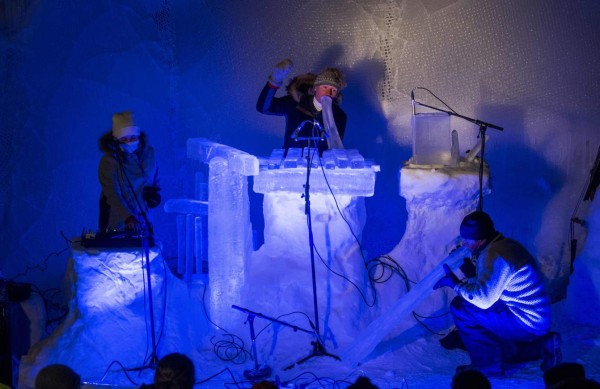 Festival de música con instrumentos de hielo en Noruega