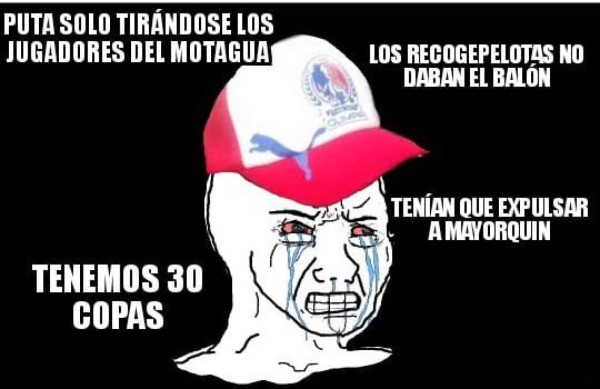 Crueles memes contra Olimpia después de que Motagua se consagrara campeón