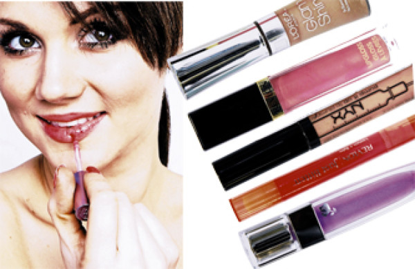 Labios con brillo