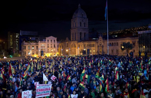 Deseo de reelección de Evo Morales desata manifestaciones en Bolivia