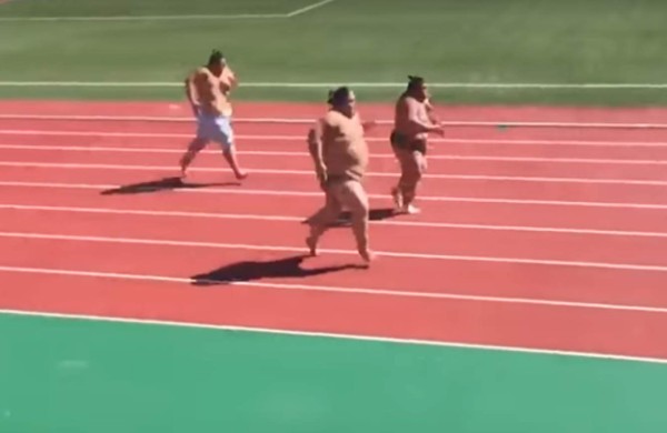 Carrera de sumos causa furor en la web