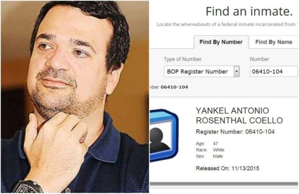 Yankel sale de la cárcel federal y podría quedar libre bajo fianza