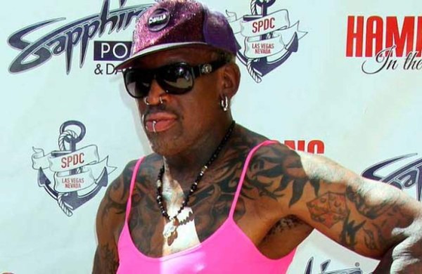Exbasquetbolista Dennis Rodman, arrestado por conducir ebrio