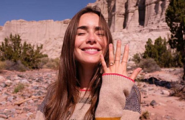 'Un cuento de hadas': Lily Collins comparte las primeras imágenes de su boda