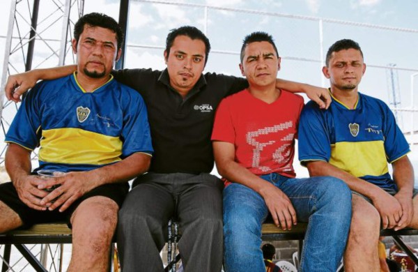 Amena tarde deportiva entre papás