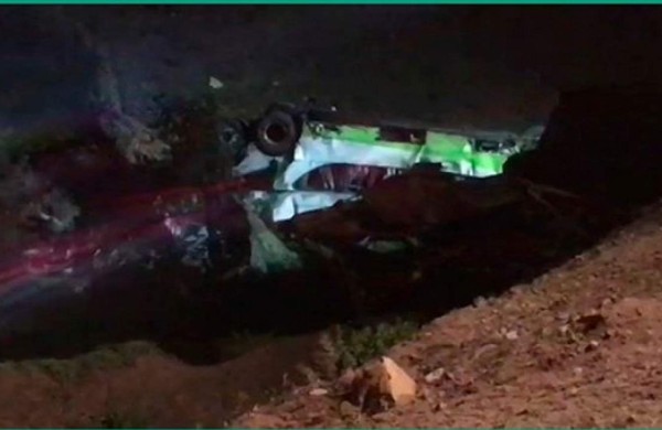 Tristes imágenes de la escena del accidente de bus en el norte de Chile que deja 20 muertos