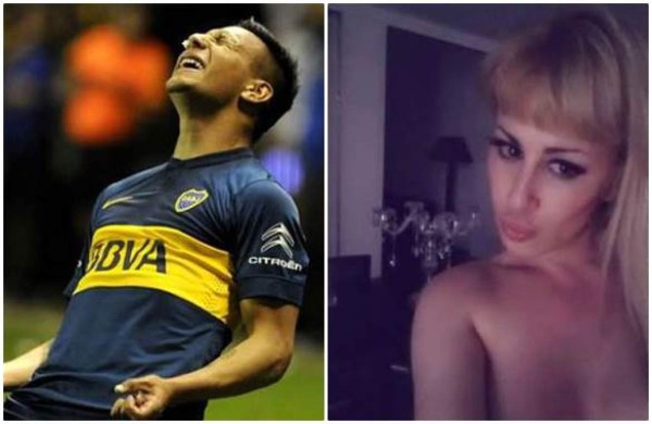 Travesti exhibe fotos de su noche con jugador de Boca Juniors