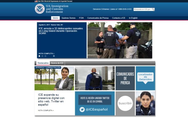 Le mostramos paso a paso cómo buscar familiares detenidos en EEUU en la página de ICE