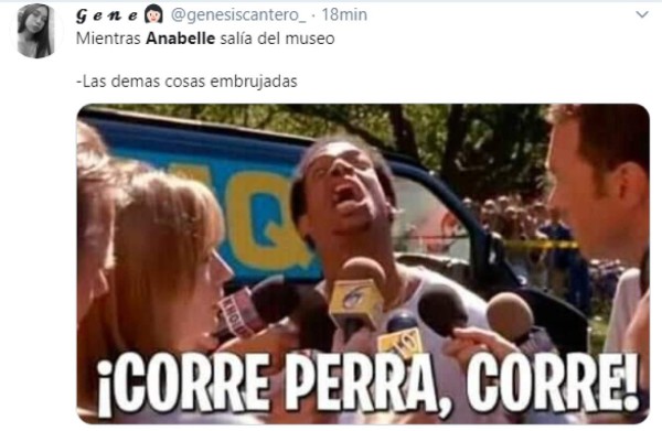 Los mejores memes que dejó la desaparición de Annabelle, la 'muñeca diabólica'  