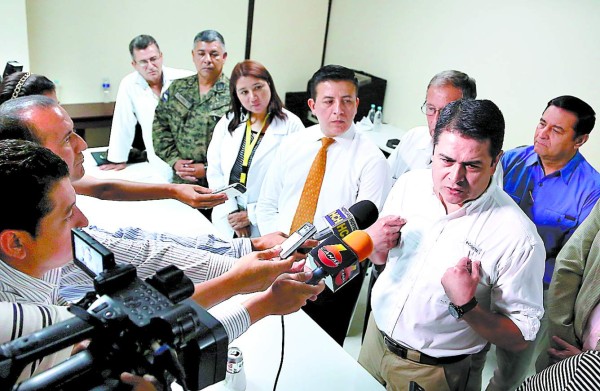 JOH se compromete a limpiar corrupción en el Catarino Rivas