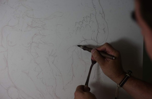 Arte: Armando Lara, un viaje al dibujo en carboncillo