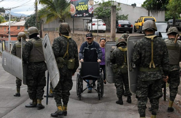 Imágenes de las tomas y protestas este miércoles en varias zonas de Honduras