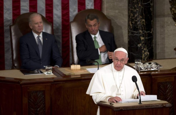 Los tres temas del discurso del Papa ante congreso estadounidense&nbsp;&nbsp;