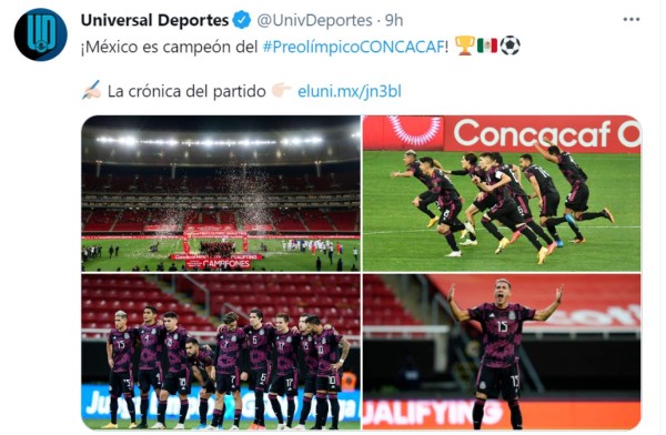 Prensa mexicana destaca triunfo tricolor y reconoce el esfuerzo de Honduras (Fotos)