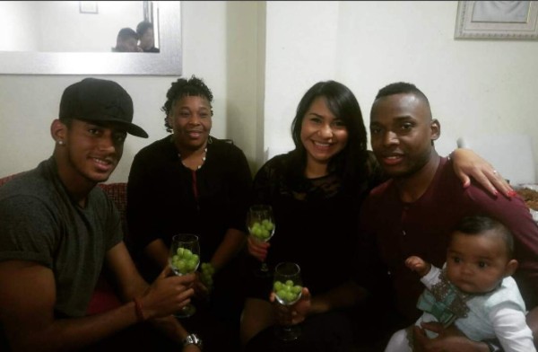 Así celebraron los futbolistas hondureños el Año Nuevo