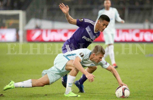 Con Andy Nájar en la cancha, el Anderlecht venció 2-0 al Zenit San Petersburgo