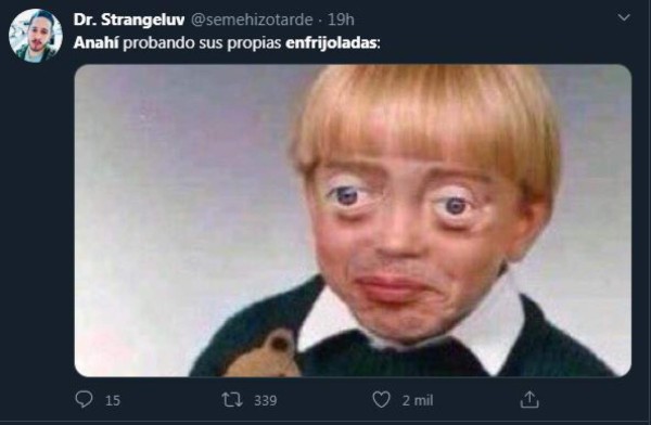 'Síganme para más recetas': Los memes que dejaron las enfrijoladas de Anahí